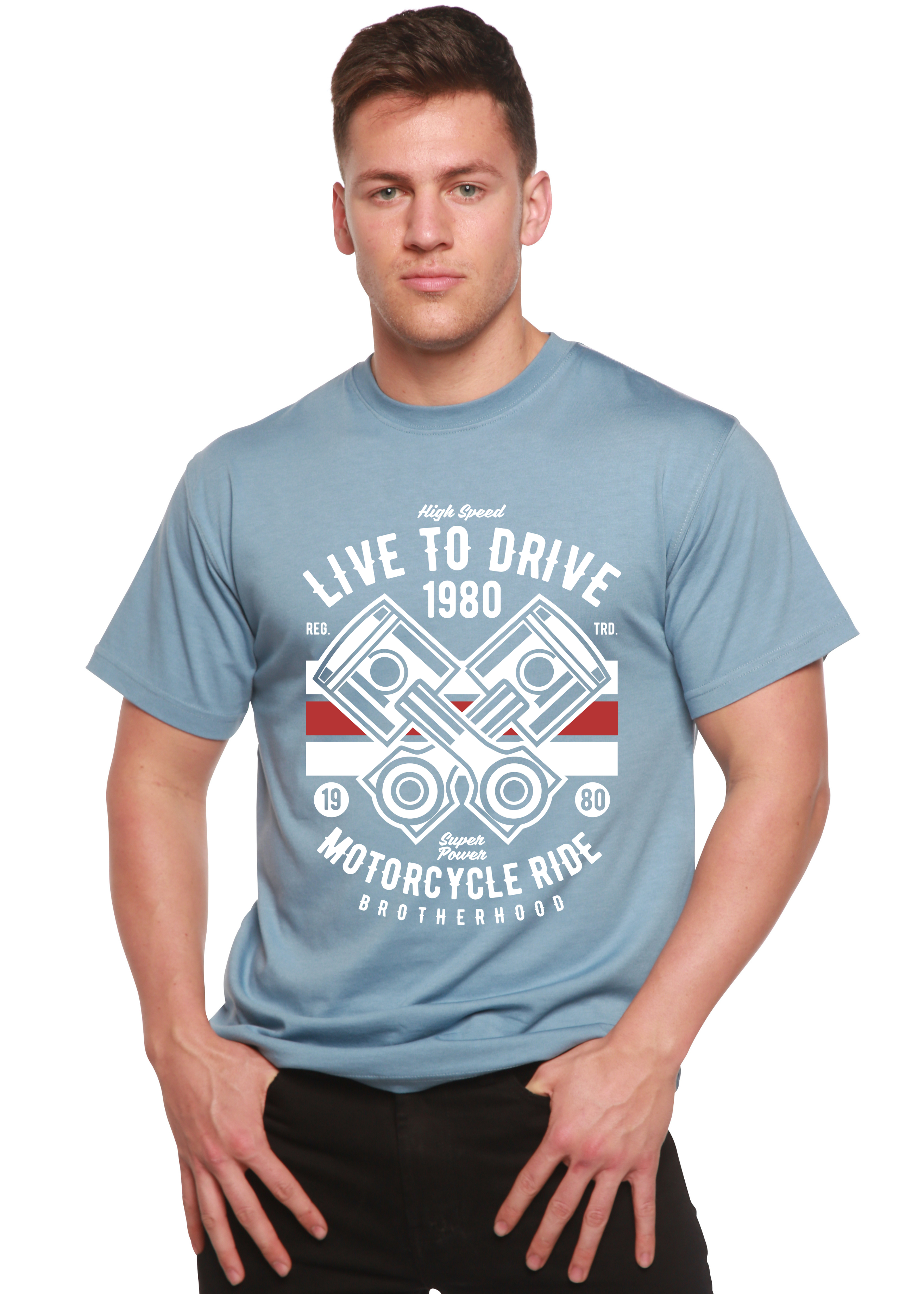 Live To Ride 1980 Men&