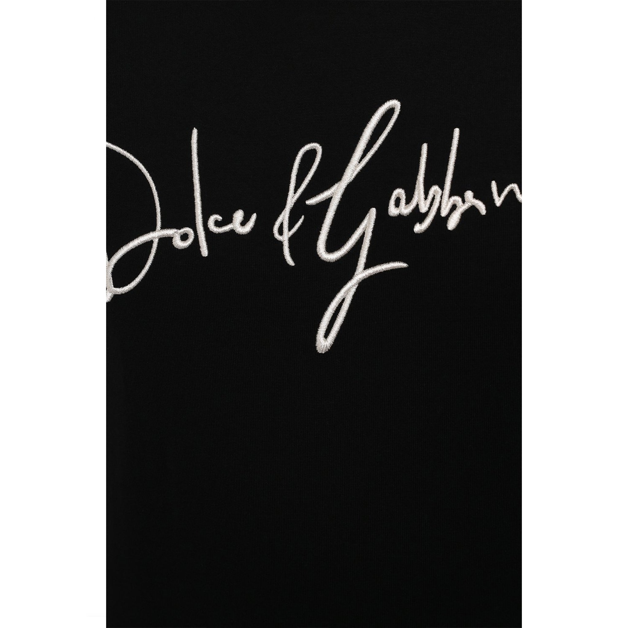 Dolce &amp; Gabbana Logo Embroidered Wool Sweater