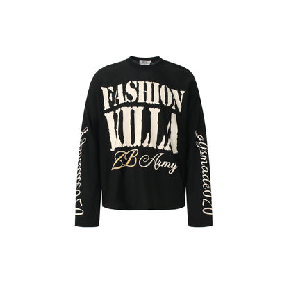 High Sense Letter Print Design Men&