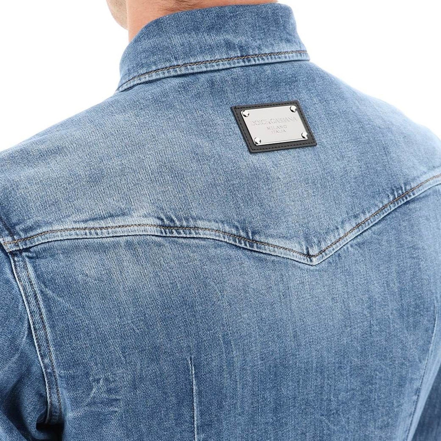 Dolce &amp; Gabbana Cotton Denim Shirt