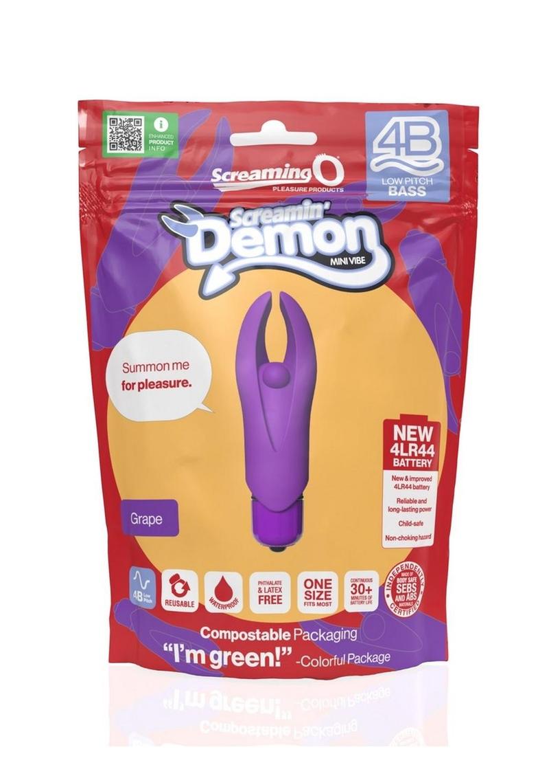 4B Demon Silicone Mini Clitoral Stimulating Vibrator