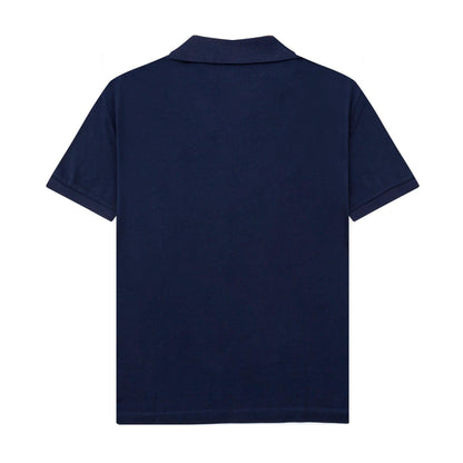 Burberry Blue T-Shirt With Collar