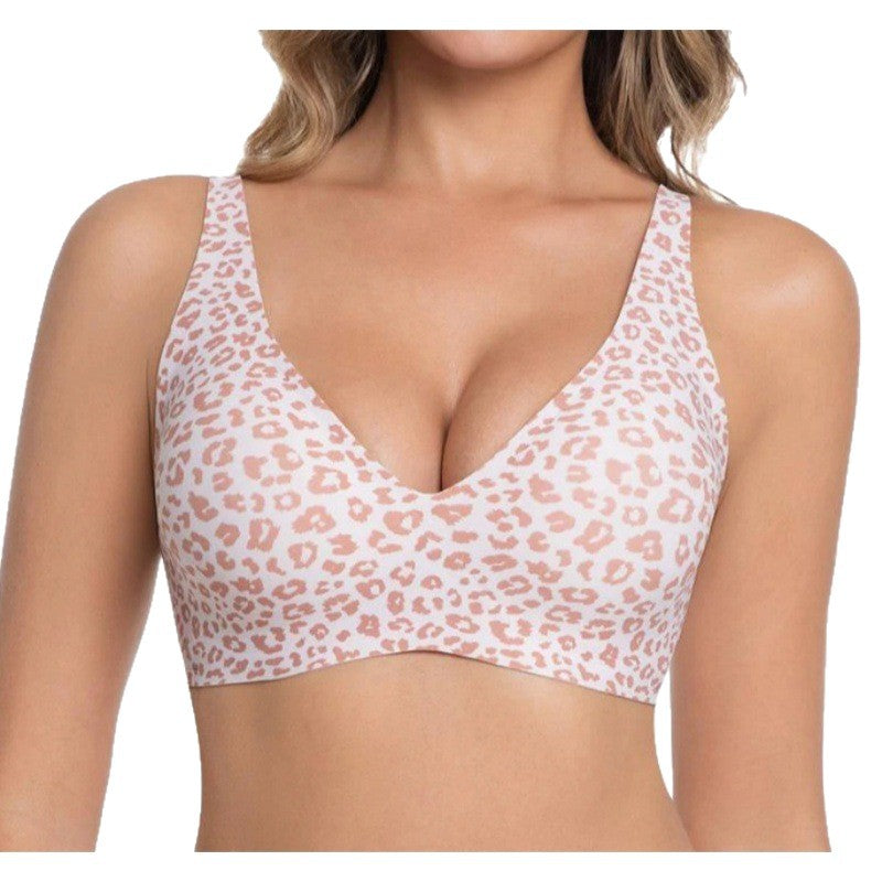 Lace Pattern Push-Up Support Bra
