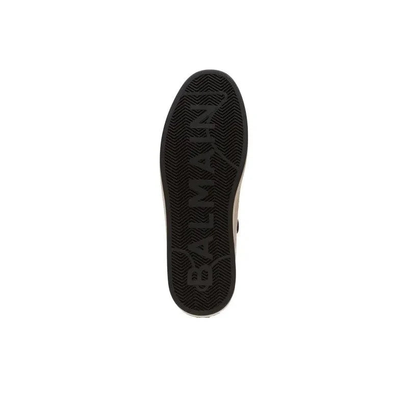 BALMAIN B-Court Flip Snakeskin-effect Sneakers