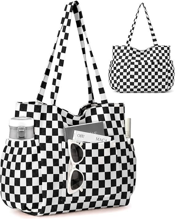 Fashion Corduroy Crossbody Tote Bag