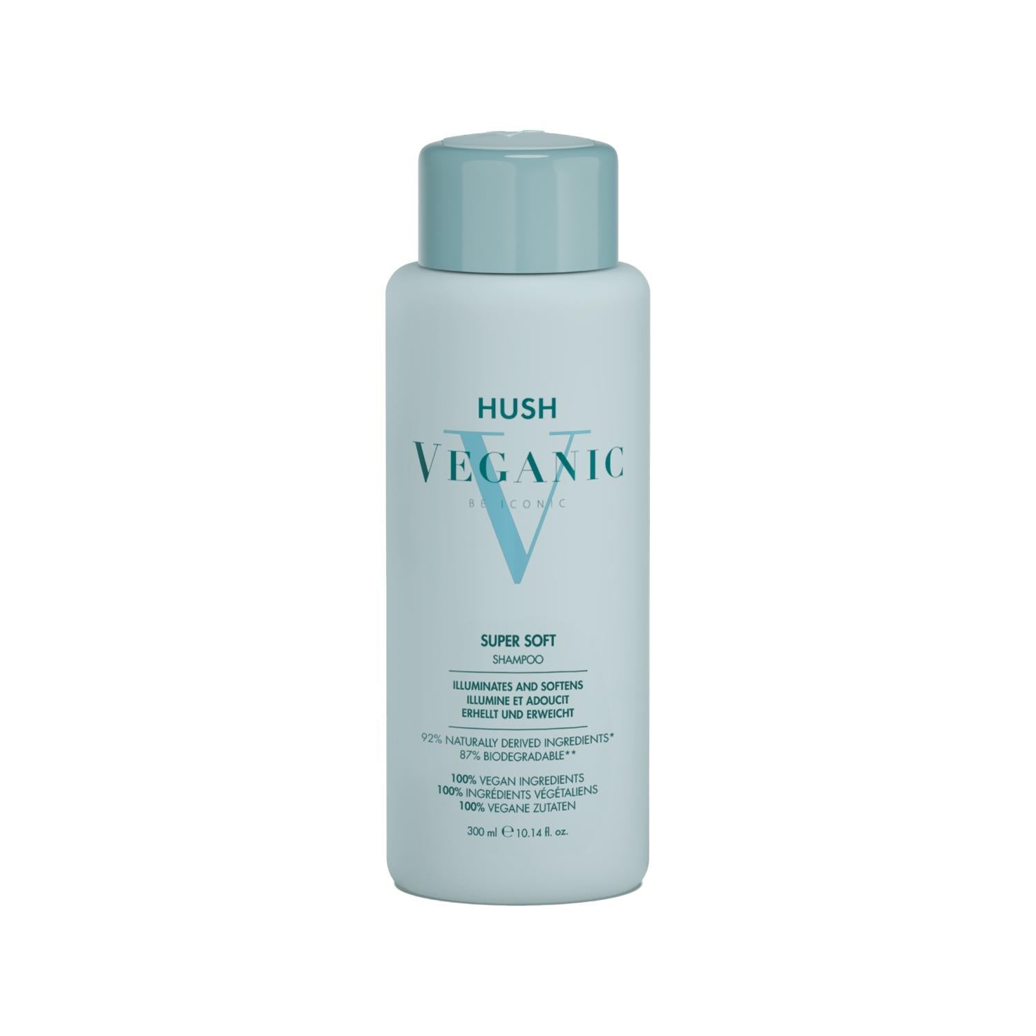 Hush Veganic Super Soft Shampoo for Shine &amp; Softness 300ml
