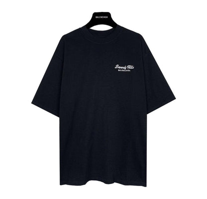 Balenciaga Black T-Shirt Without Collar