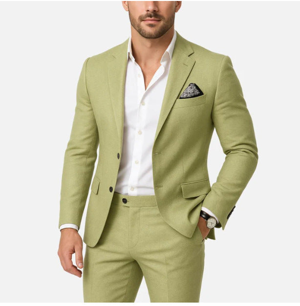 Digital Print Slim Fit Suit Set