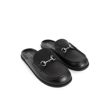 Gucci Horsebit Leather Mules