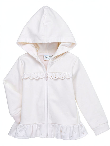 First Impressions Baby Girls Eyelet Hoodie-18Mo