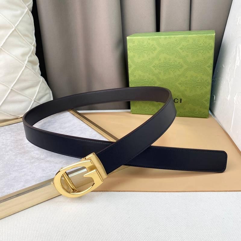 GUCCI Embellished coated-canvas and leather belt &