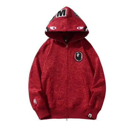 BAPE Line Camo Shark Full Zip Hoodie A Bathing Ape &