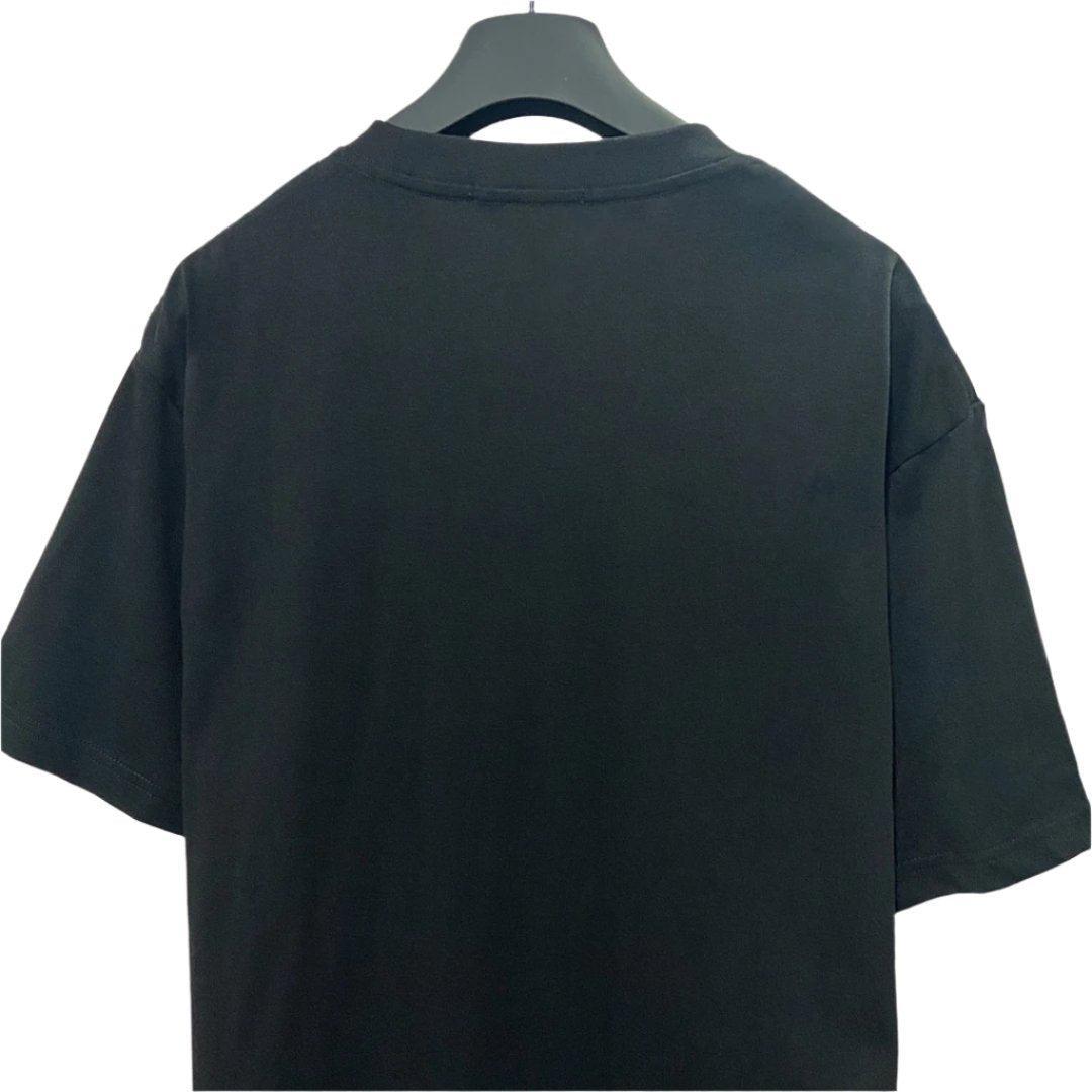 Balenciaga Black T-Shirt Without Collar