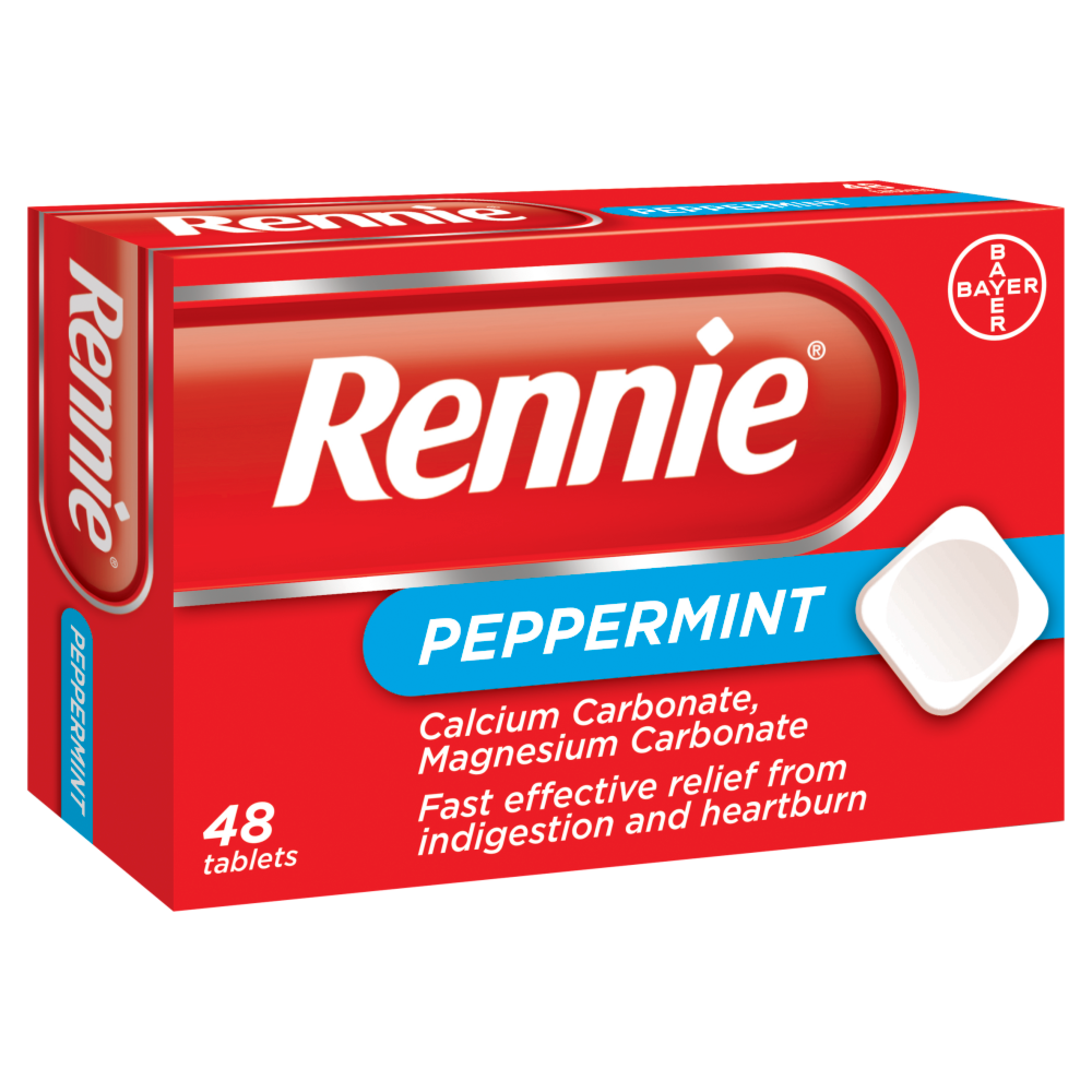 Rennie Peppermint 48 Tablets