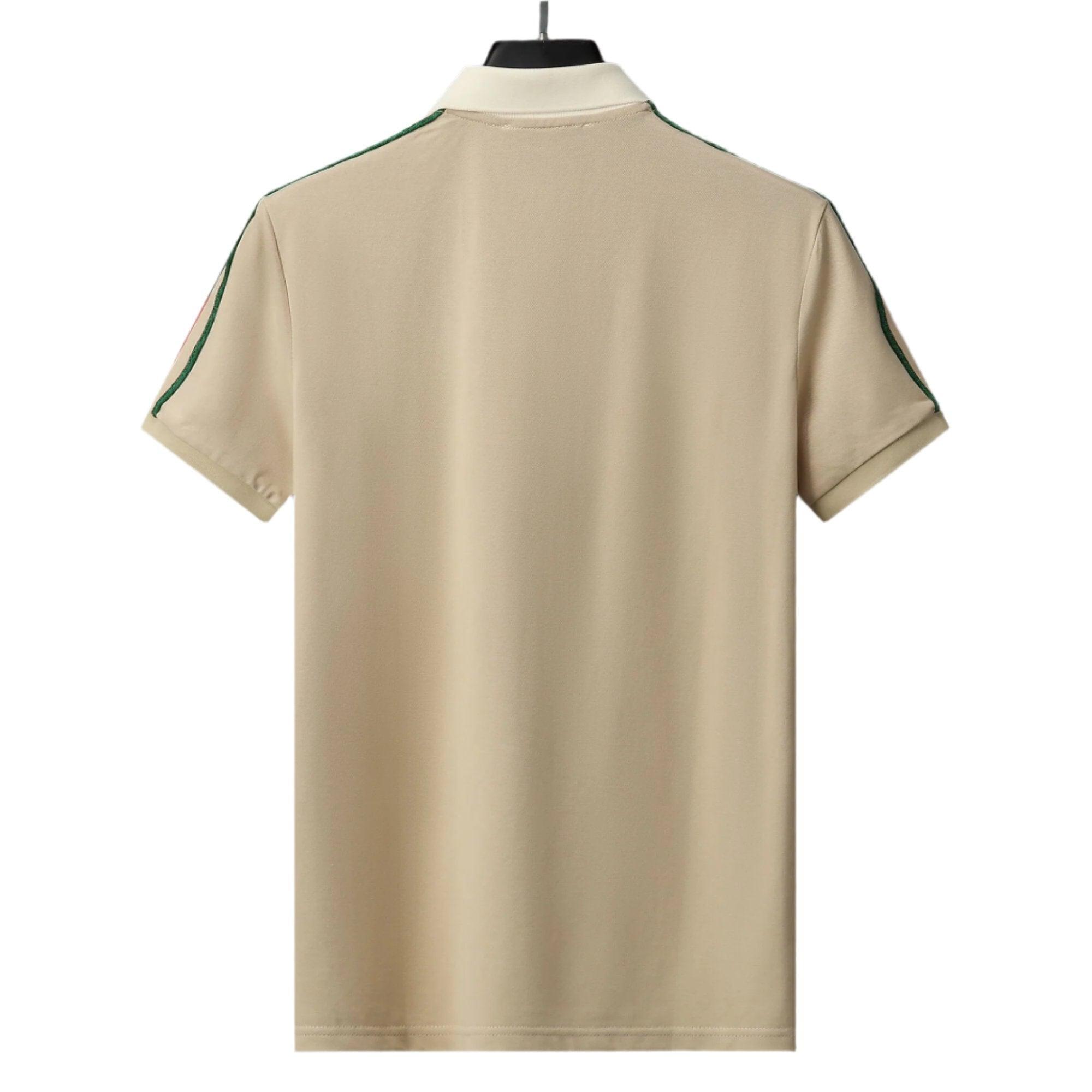 Gucci Beige T-shirt with Collar – Premium Cotton Luxury Tee