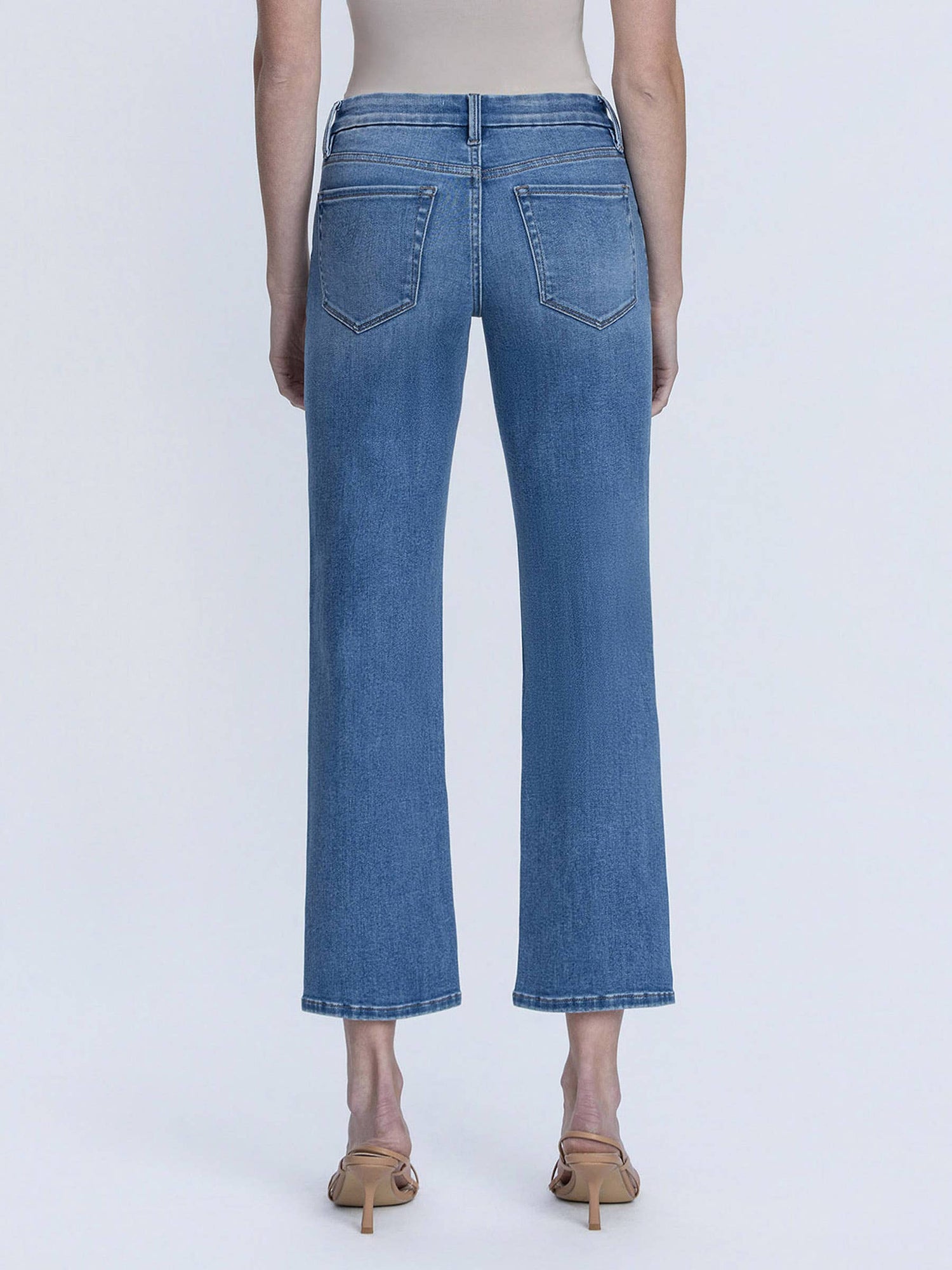 Romy Mid Rise Ankle Straight Jean