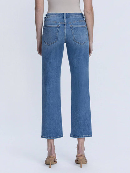 Romy Mid Rise Ankle Straight Jean