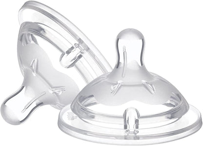 Chicco Natural Feeling Baby Bottle Nipple for 4 Months+ - Flexible, Comfortable, and Natural Feeding Experience