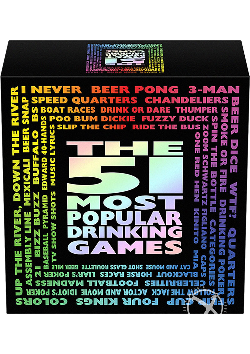The 51 Most Popular Drinking Games Comprehensive Game Set