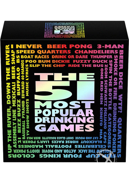 The 51 Most Popular Drinking Games Comprehensive Game Set