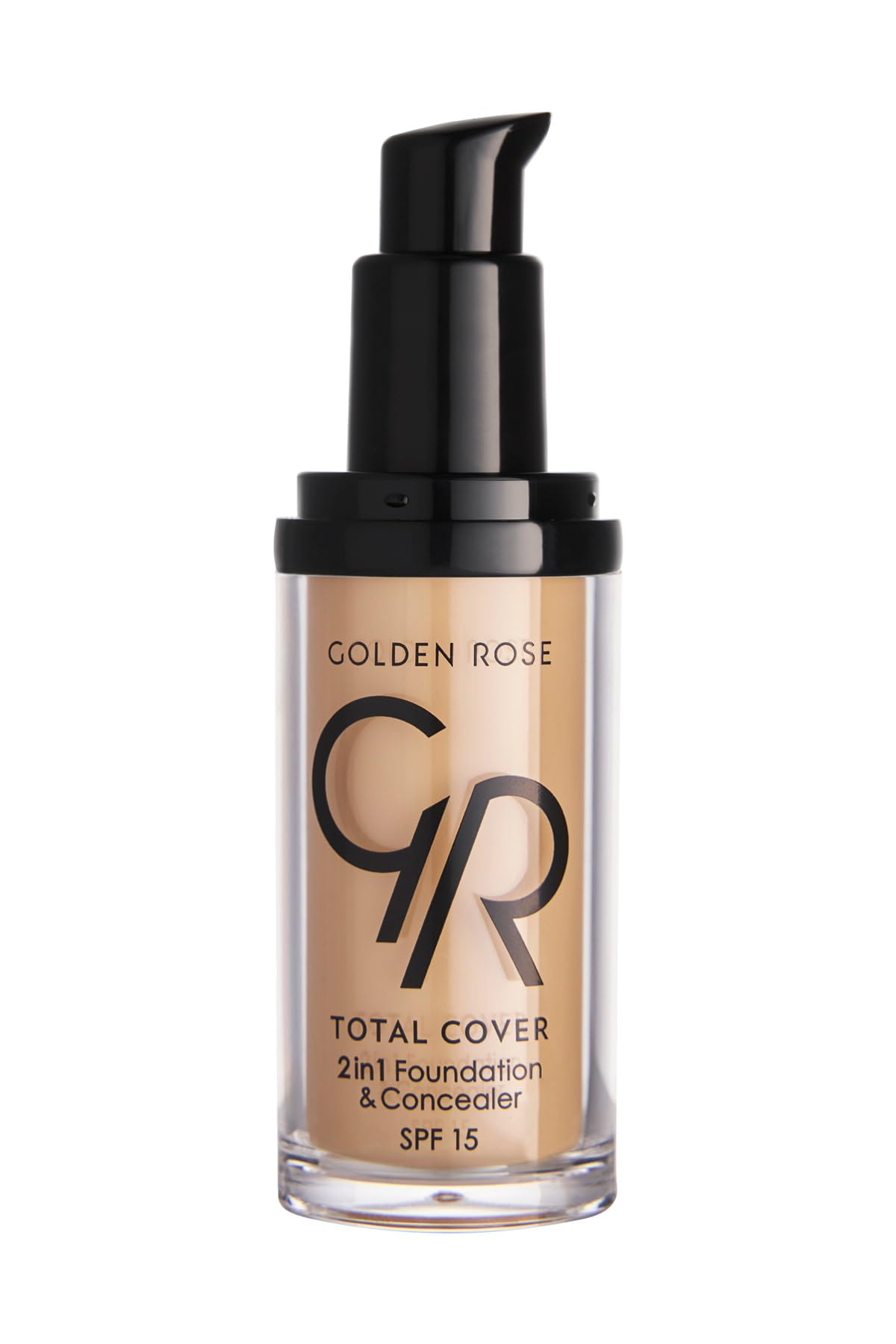 Golden Rose Total Cover 2in1 Foundation &amp; Concealer - Shade 21 | Lightweight Formula