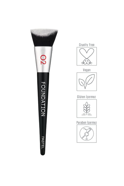 Pastel Profashion Foundation Brush - High-Quality Makeup Brush for Flawless Foundation Application