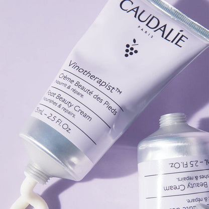 Caudalie Vinotherapist Foot Cream 75ml - Nourishing Vegan Foot Care for Dry, Cracked Feet