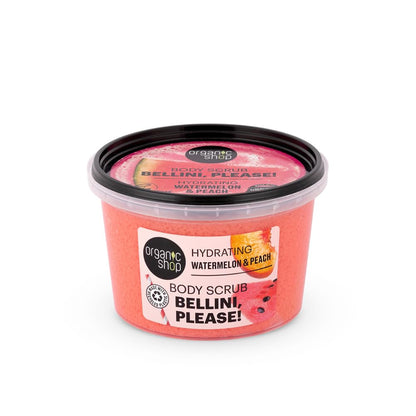 Organic Shop Lychee &amp; Bubble Gum Body Scrub - Natural Exfoliant for Soft, Moisturized Skin - 12.18 fl oz