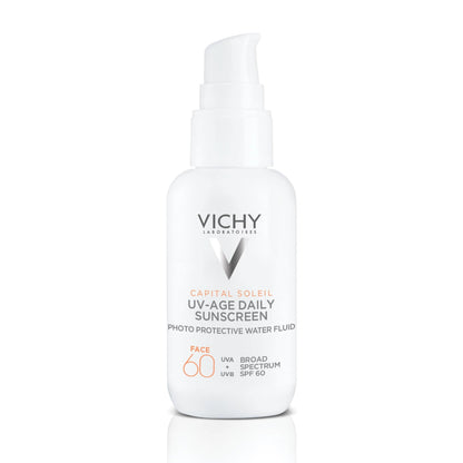Vichy Capital Soleil UV-Clear SPF50+ Sunscreen for Oily &amp; Acne-Prone Skin - Mattifying, Water-Resistant Formula