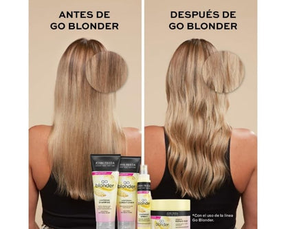 John Frieda Go Blonder Lightening Shampoo for Blonde Hair - 250ml, Nourishing &amp; Strengthening