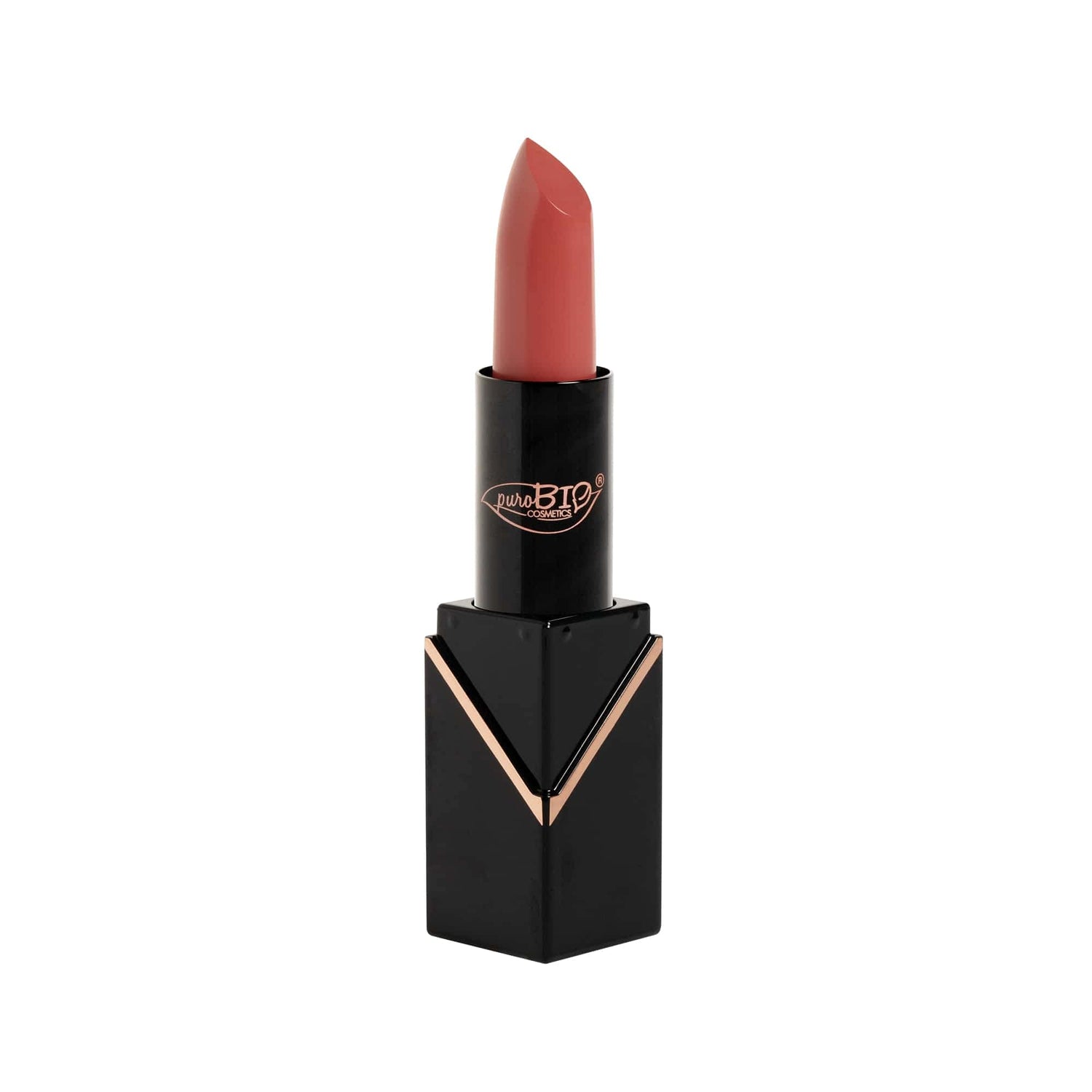 PuroBio Semi-Matte Lipstick - Paraben-Free, Moisturizing Lip Color with Full Coverage - Italian Mineral Makeup