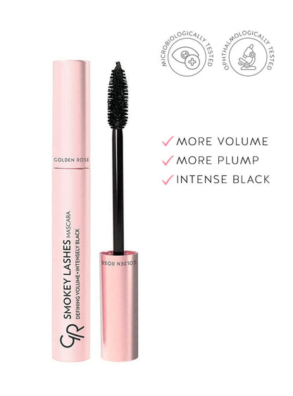 Golden Rose Mega Lashes Mascara - Vegan, Volumizing &amp; Lengthening Formula (12ml)