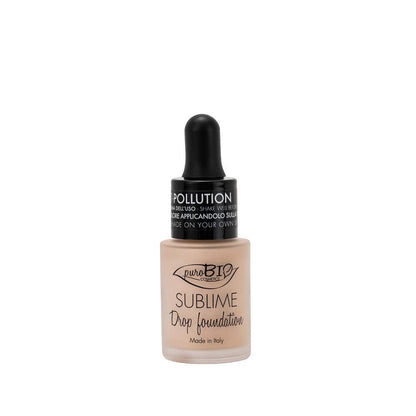 PuroBio Sublime Drop Mineral Liquid Foundation 00Y - Anti-Aging, Moisturizing, Non-Comedogenic Makeup