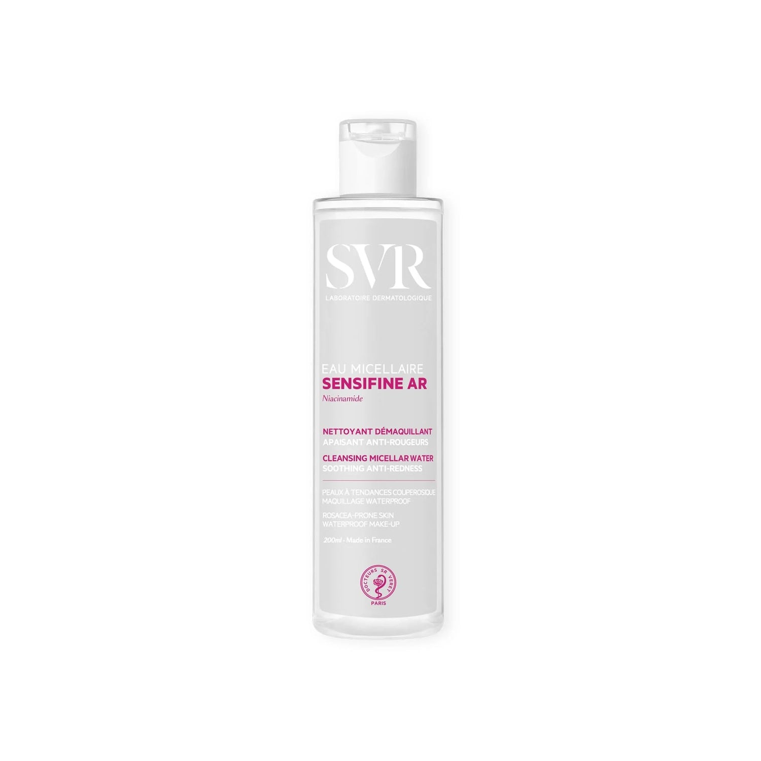 SVR Sensifine AR Micellar Water for Sensitive Skin - Gentle Makeup Remover, 6.76 fl oz