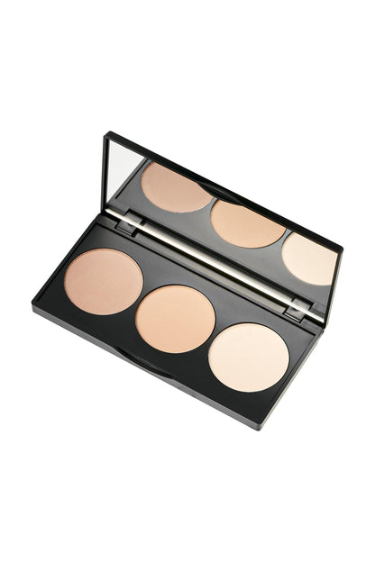 Golden Rose Contour Powder Kit 3x3.5g - Complete Makeup Contouring Solution for Enhanced Facial Features