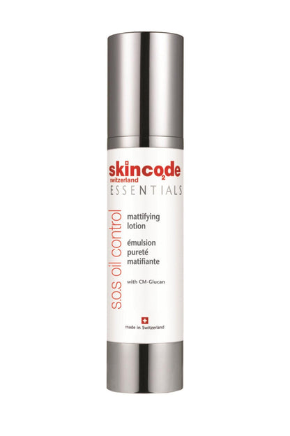 Skincode SOS Oil Control Mattifying Lotion 50ml - Oil-Free, Matte Finish for Oily Skin