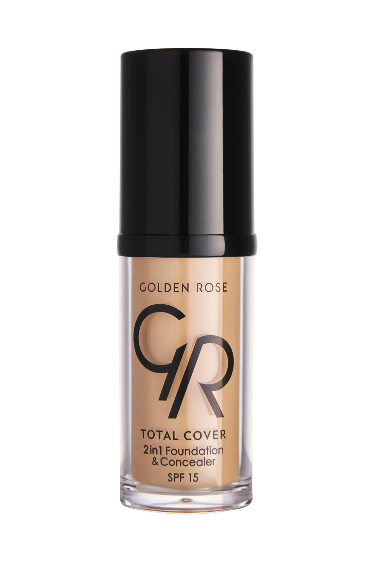 Golden Rose Total Cover 2in1 Foundation &amp; Concealer - Shade 21 | Lightweight Formula