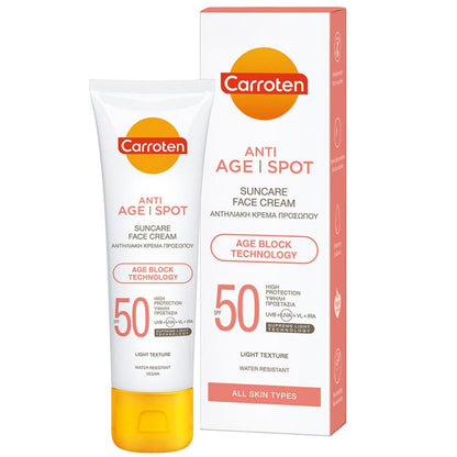 Carroten Anti-Age &amp; Spot SPF50 Face Sunscreen 50ml