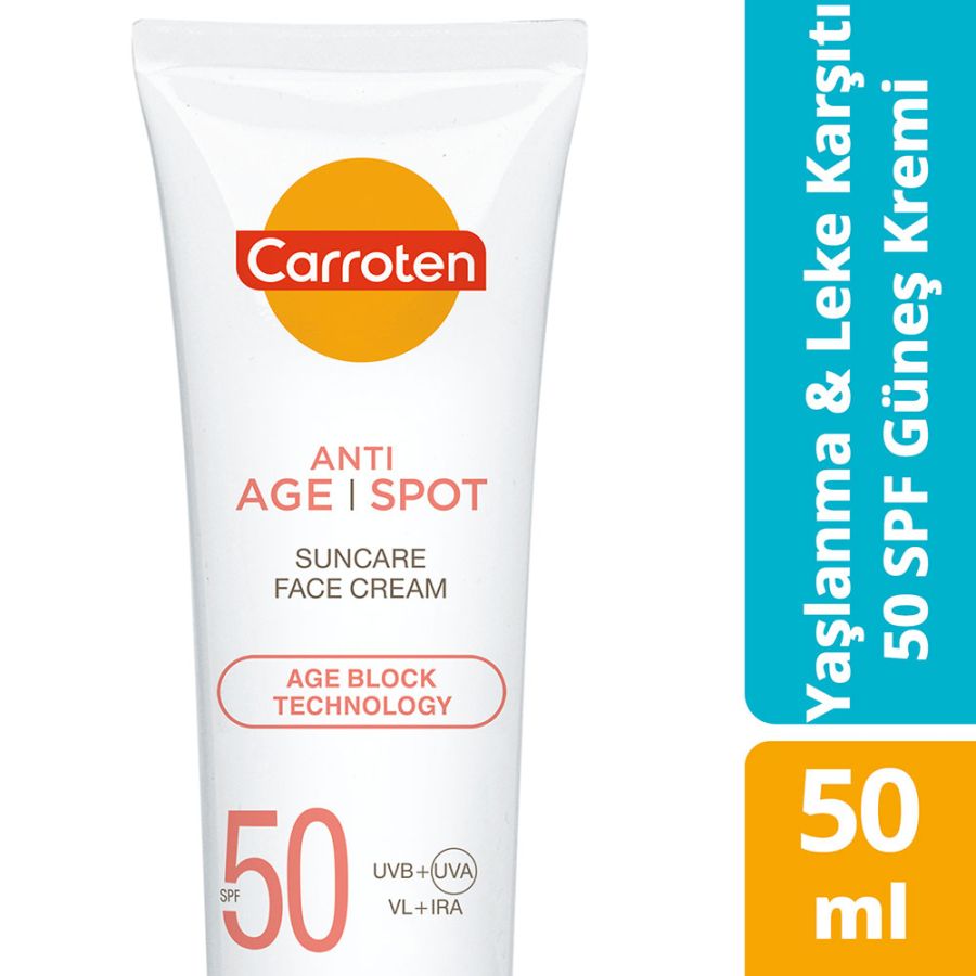 Carroten Anti-Age &amp; Spot SPF50 Face Sunscreen 50ml