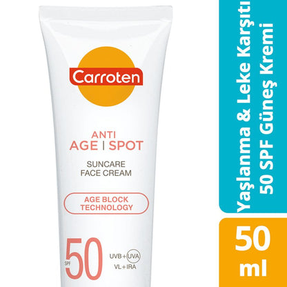 Carroten Anti-Age &amp; Spot SPF50 Face Sunscreen 50ml