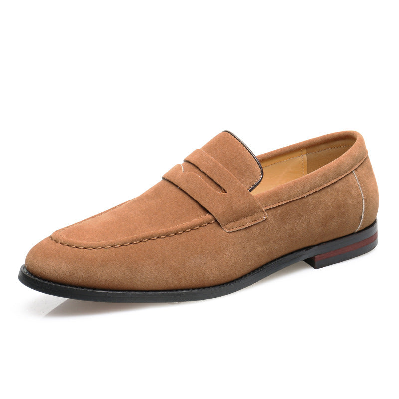 Solid Color Loafers Slip On Casual Beanie Shoes