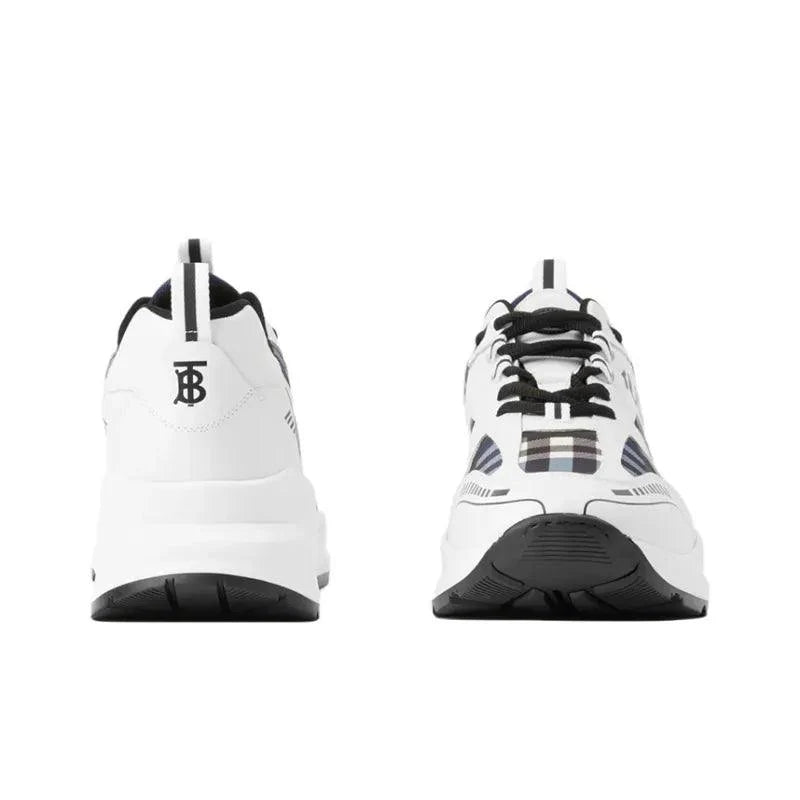 Burberry Low Top Sports Casual Shoes White Blue
