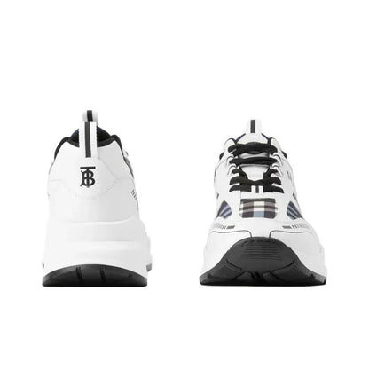 Burberry Low Top Sports Casual Shoes White Blue