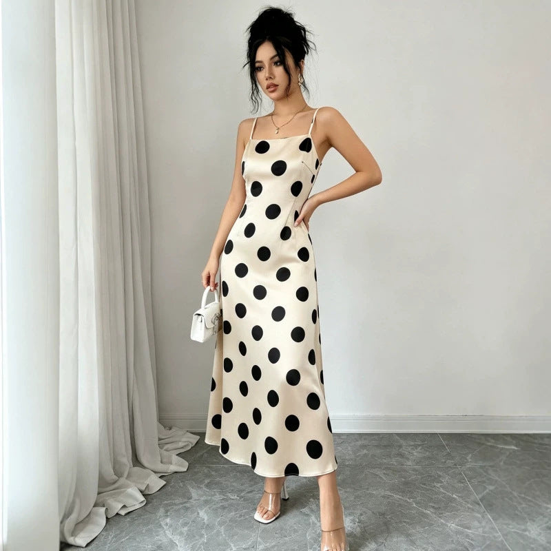A belted halter dress