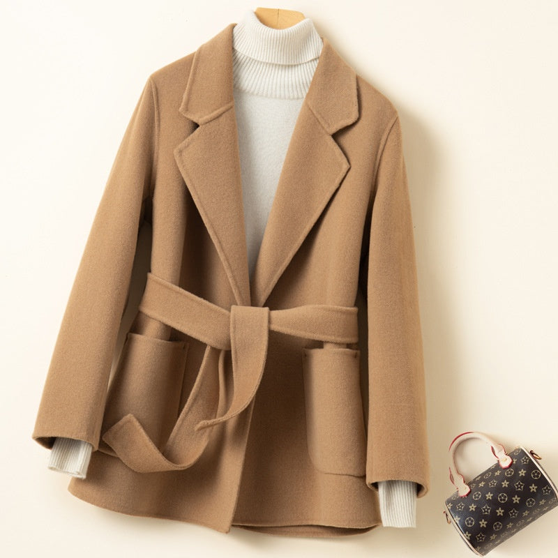 Winter and autumn cashmere coat and woolen jacket