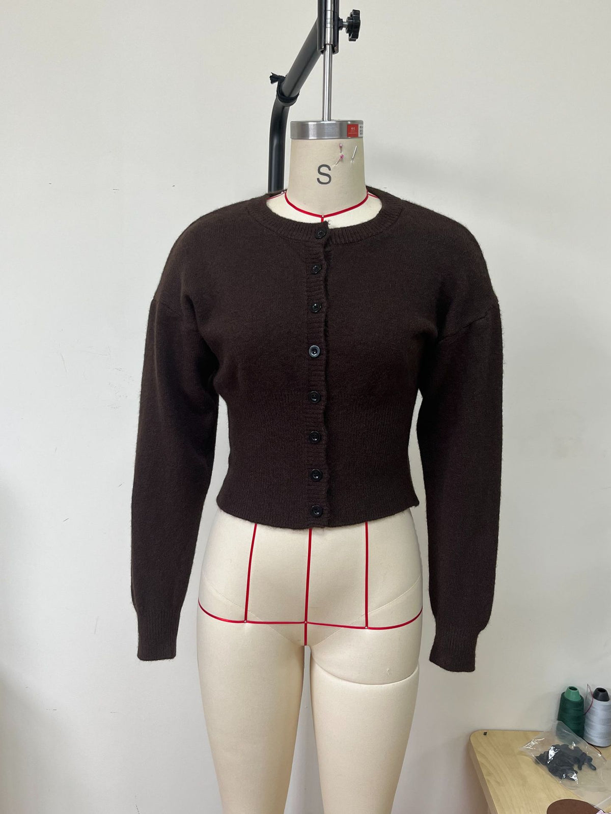 Cardigan long-sleeve sweater