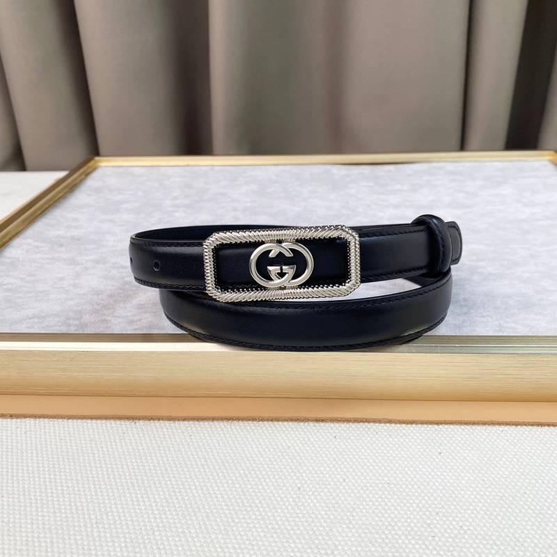 GUCCI Embellished coated-canvas and leather belt &