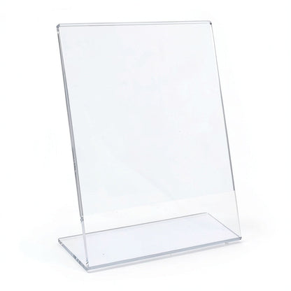 Azar Displays 112716, L Shaped Acrylic Sign HLR, 7W X 11H, 10pk