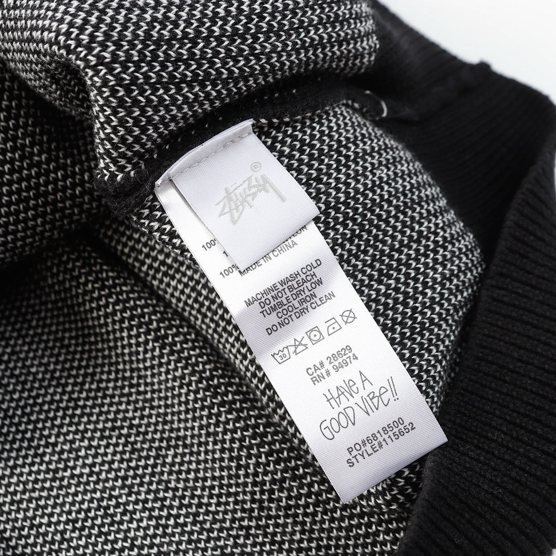 Stussy Stock Sweater – Black