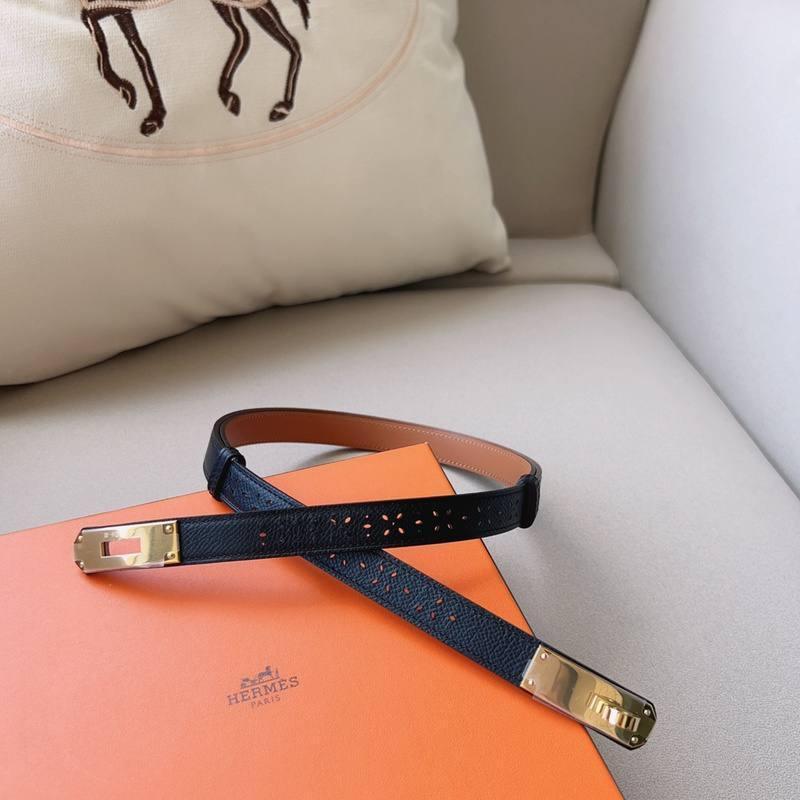 Hermes Men Gold Buckle Belt &